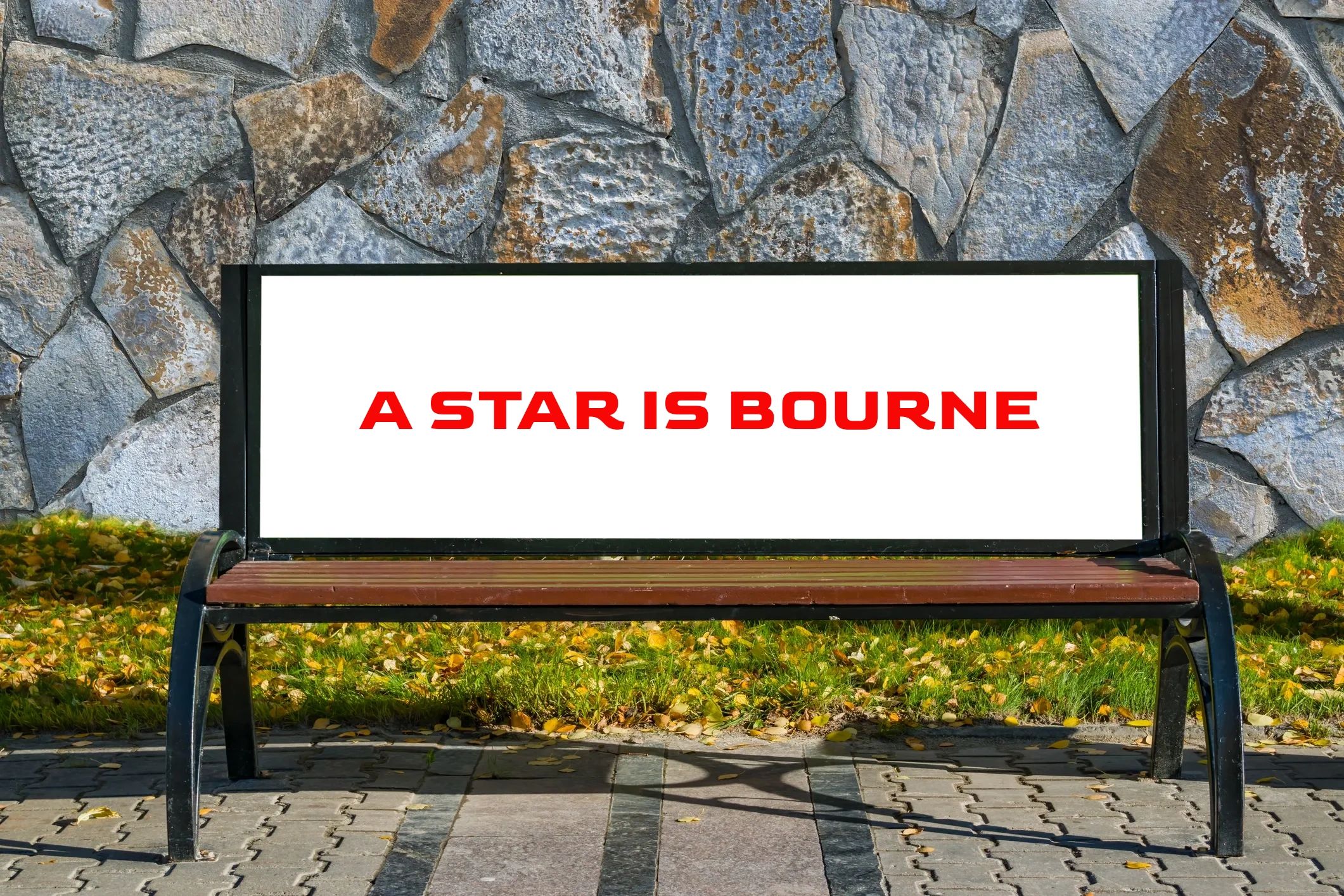 Bench advertising